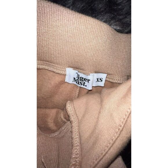 Tiger Mist Jogger Beige/Black Pacifica Lace -Up Track Pants, Size Xs - Picture 12 of 14